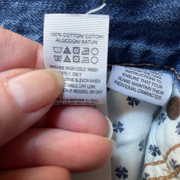 Women Size 0-25 Lucky Brand The Cut Off Denim Distressed Short Shorts - Picture 6 of 6